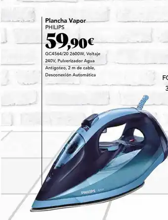 Gadis Plancha Vapor Philips oferta