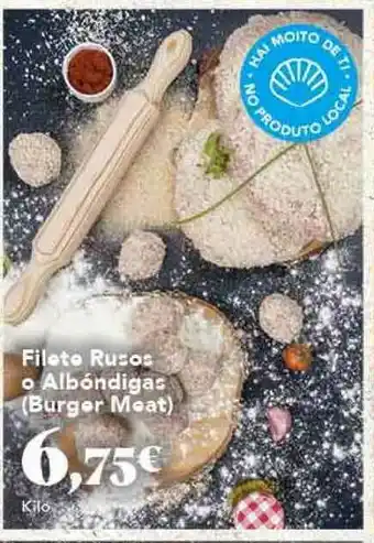 Gadis Filete Rusos O Albóndigas (burger Meat) oferta