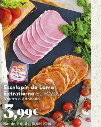 Gadis Escalopín De Lomo Extratierno El Pozo oferta