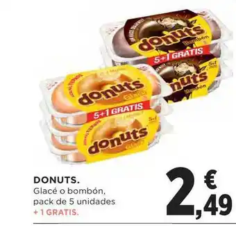 El Corte Inglés Donuts Glacé O Bombón oferta
