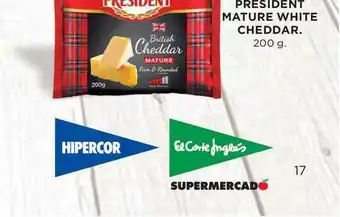 El Corte Inglés Président Maure White Cheddar 200g oferta