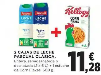 El Corte Inglés 2 Cajas De Leche Pascual Clásica oferta