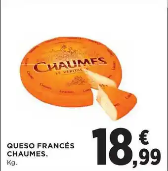 El Corte Inglés Queso Francé Chaumes oferta