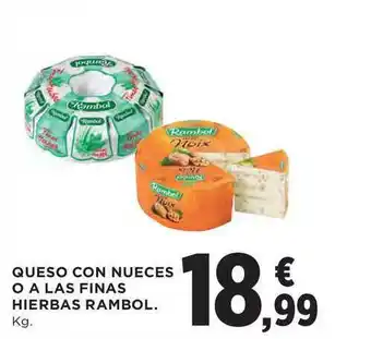 Queso Con Nueces O A Las Finas Hierbas Rambol