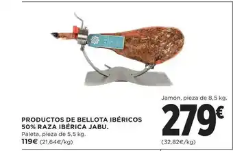 El Corte Inglés Jamón Pieza De 8.5 Kg oferta