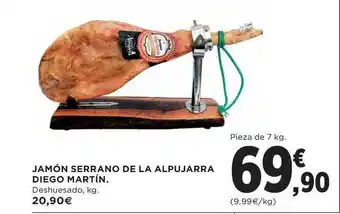 El Corte Inglés Jamón Serrano De La Alpujarra Diego Martín oferta