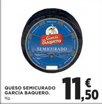 El Corte Inglés Queso Semicurado García Baquero oferta