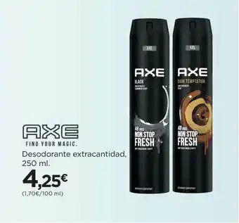 El Corte Inglés Axe Desodorante Extracantidad 250ml oferta