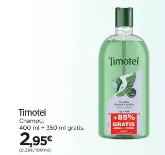 El Corte Inglés Timotei Champú 400ml oferta