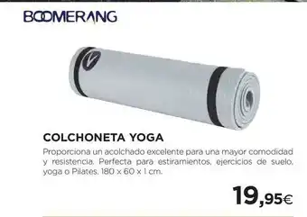 El Corte Inglés Colchoneta Yoga Boomerang oferta