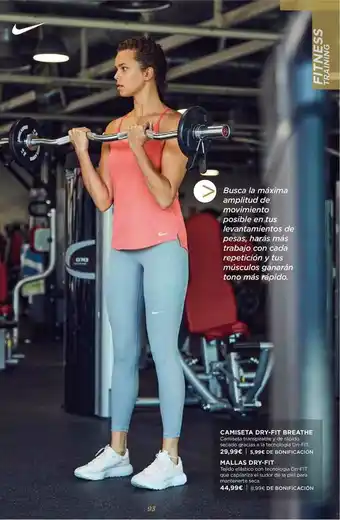 El Corte Inglés Camiseta Dry-fit Breathe Mallas Dry-fit oferta