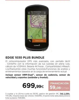 El Corte Inglés Edge 1030 Plus Bundle oferta