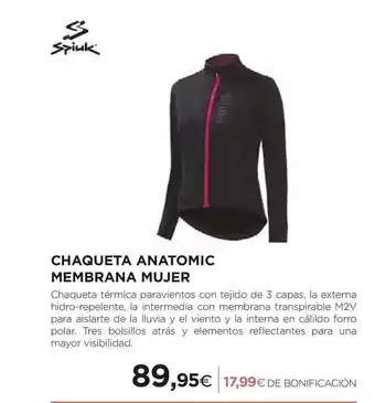 El Corte Inglés Chaqueta Anatomic Membrana Mujer oferta