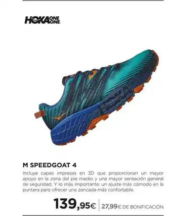 El Corte Inglés Hoka One M Speedgoat 4 oferta