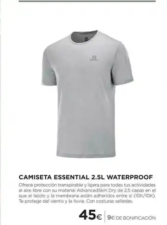 El Corte Inglés Camiseta Essential 2.5l Waterproof oferta