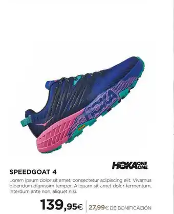El Corte Inglés Hoka One Speedgoat 4 oferta