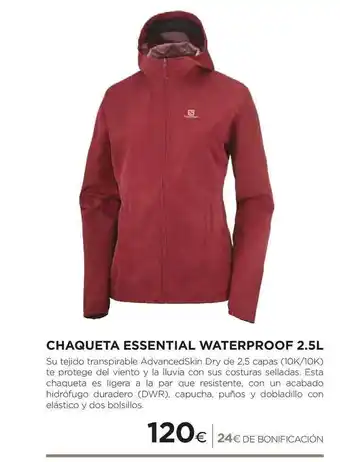 El Corte Inglés Chaqueta Essential Waterproof 2.5 L oferta