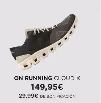El Corte Inglés On Running Cloud X oferta