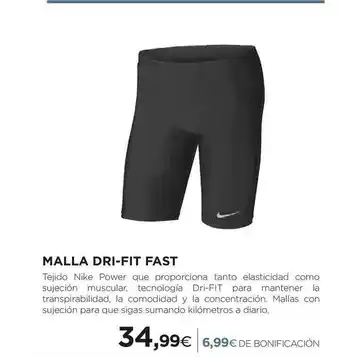 El Corte Inglés Malla Dri-fit Fast oferta