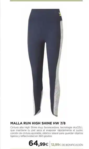 El Corte Inglés Malla Run High Shine Hw 7 8 oferta