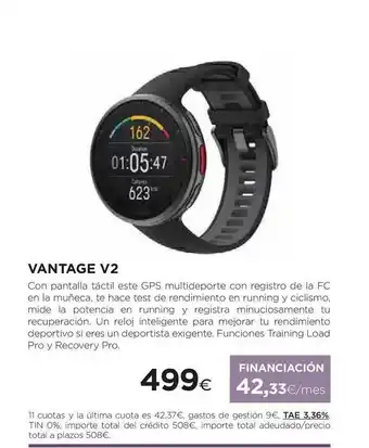 El Corte Inglés Vantage V2 oferta