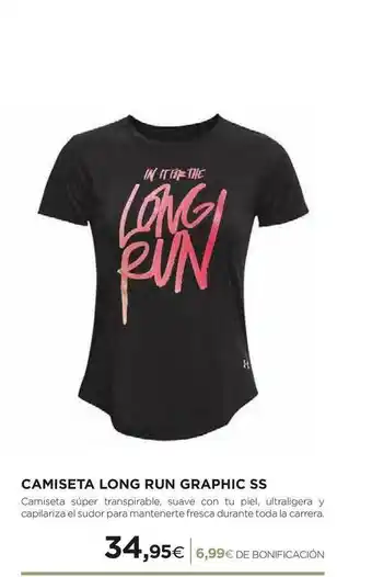 El Corte Inglés Camiseta Long Run Graphic Ss oferta