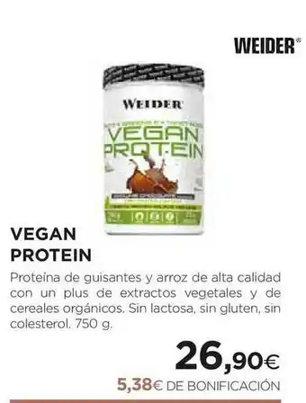 El Corte Inglés Weider Vegan Protein oferta