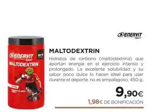 El Corte Inglés Maltadextrin oferta