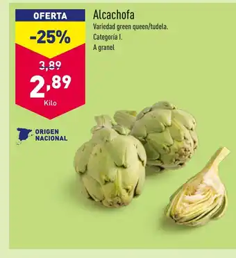 ALDI Alcachofa oferta