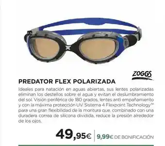 El Corte Inglés Predator Flex Polarizada Zoggs oferta