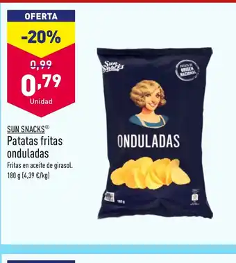 ALDI SUN SNACKSⓇ Patatas fritas onduladas oferta
