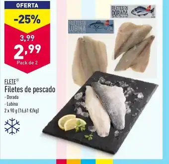 ALDI Filetes de pescado oferta