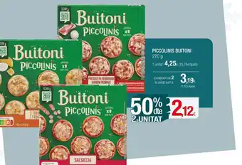 Condis PICCOLINIS BUITONI 270 g oferta