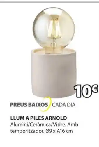 JYSK LLUM A PILES ARNOLD oferta