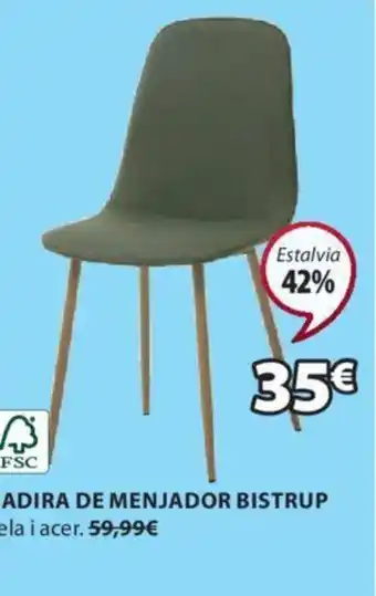 JYSK CADIRA DE MENJADOR BISTRUP oferta
