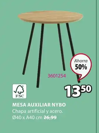 JYSK MESA AUXILIAR NYBO oferta