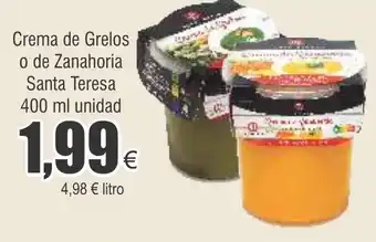 FROIZ Crema de Grelos o de Zanahoria Santa Teresa 400 ml unidad oferta