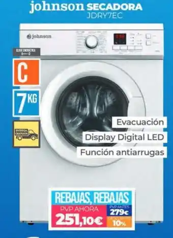 johnson SECADORA