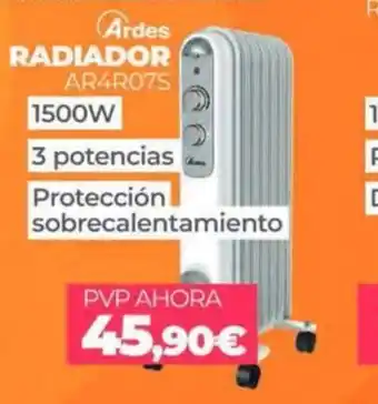 Electrocash RADIADOR oferta