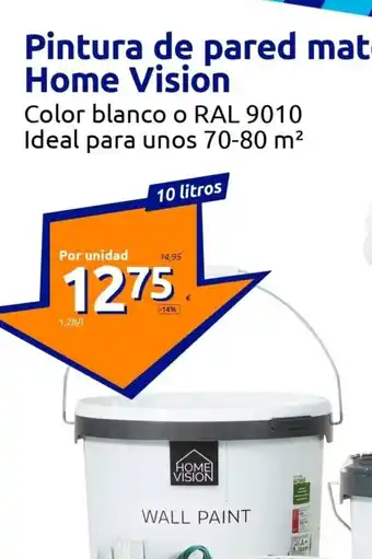 Action Pintura de pared mate Home Vision oferta