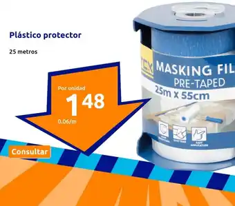 Action Plástico protector oferta