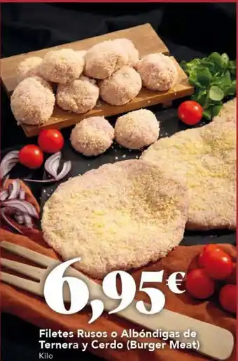 Gadis Filetes Rusos o Albóndigas de Ternera y Cerdo (Burger Meat) oferta