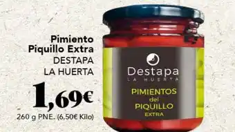 Gadis Pimiento Piquillo Extra DESTAPA LA HUERTA oferta