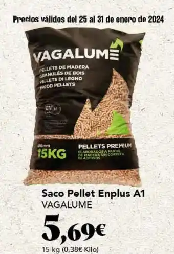 Gadis Saco Pellet Enplus A1 VAGALUME oferta