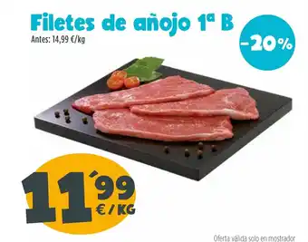 AhorraMas Filetes de añojo 1ª B oferta