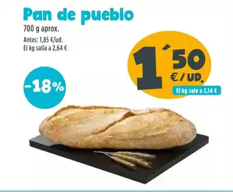 AhorraMas Pan de pueblo oferta