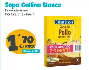 AhorraMas Sopa Gallina Blanca oferta