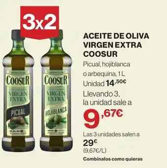 Hipercor ACEITE DE OLIVA VIRGEN EXTRA COOSUR oferta