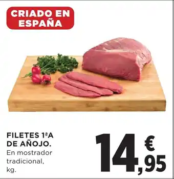 Hipercor FILETES 1ªA DE AÑOJO. oferta