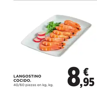 Hipercor LANGOSTINO COCIDO. oferta